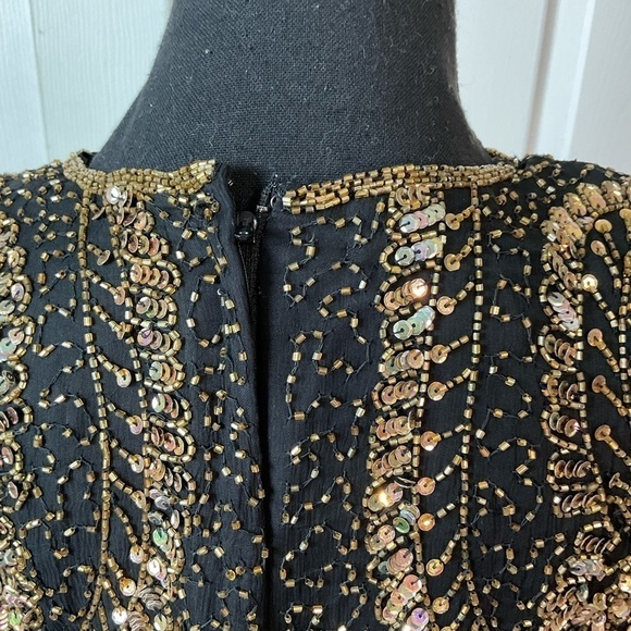 Stenay beaded top. size L. silk - Picture 7 of 9